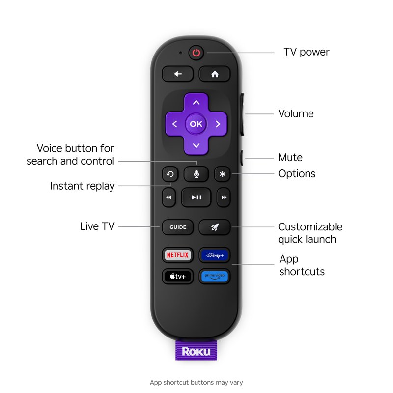 Roku Smart TV 2025 43-Inch Select Series, 4K HDR TV Roku TV with Enhanced Voice Remote gallery view
