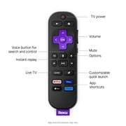 Roku Smart TV 2025 – 55-Inch Plus Series, 4K QLED Mini-LED TV – Roku TV with Enhanced Voice Remote