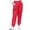 Red, variant on Unisex Childrens Snow Pants Thickened Fleeced Straight Leg High Waist Winter Warm Lined Sport Trousers Leisure Kids Dailywear