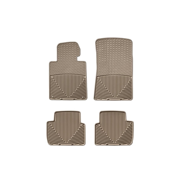 WeatherTech All-Weather Floor Mats compatible with BMW 323i, 325i, 330Ci, 325Ci - 1st & 2nd Row, Tan