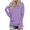 01-Purple, variant on Womens Comfy Loose Hoodies Trendy Y2K Pullover Tops Casual Solid Color Hooded Sweatshirt Teen Girls Cute Tees