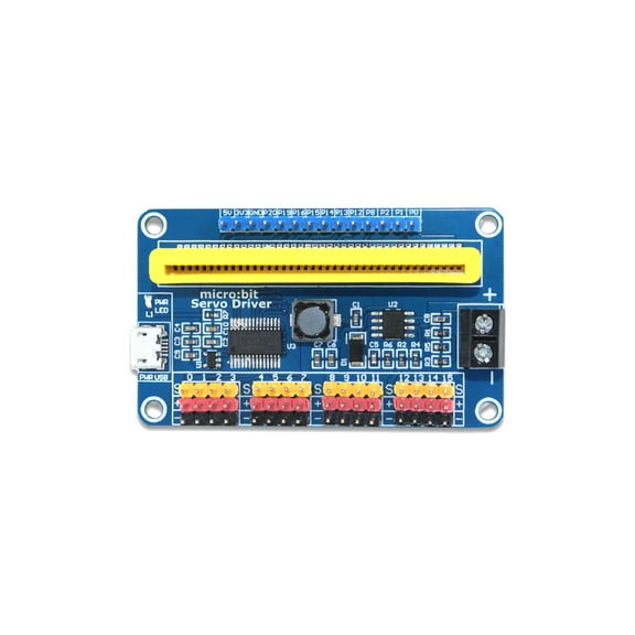 16 Channel 12-bit Servo Driver - I2C Interface Module, Servo Driver for micro:bit