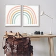 thumbnail image 3 of Stupell Industries Patterned Rainbow Arches Abstract Painting Gray Framed Art Print Wall Art, 24 x 30, Set of 2, 3 of 10