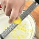 thumbnail image 1 of Cheese Grater Portable Stainless Steel Lemon Citrus Hand Grater Vegetable Fruit Tool Cheese Shavings Planer Kitchen Gadgets, 1 of 2