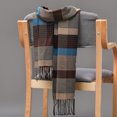 thumbnail image 1 of Bufanda a cuadros para hombre de otoño e invierno, borla de cachemira a cuadros, bufanda para hombre para padres e hijos, 1 of 6