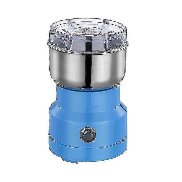 Grain Grinder, Mill Stainless Steel Powder Grinder Machine Spice Coffee Nut Grain Crusher Mill Blender Kitchen Tool 26-27s