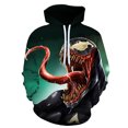 thumbnail image 4 of Venom Sweater Digital Print Fashion Hoodie Couples Loose Casual Baseball Wear, 4 of 5