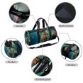 thumbnail image 2 of Hippocampus Durable Duffle Bag for Travel Tote - Spacious Interior for Swim Gear - 17.7 Inches - Ideal for Weekend Getaways, 2 of 6