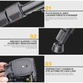 thumbnail image 3 of Inteprter Trípode de cámara de aleación de aluminio de viaje portátil profesional Q111 con cabezal panorámico para cámara Digital SLR DSLR Accesorios de cámara y óptica, 3 of 6