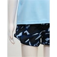 thumbnail image 6 of YONGHS Kids Boys 2 Piece Rash Guard Swimsuit Short Sleeve Swimwear UPF 50+ Bathing Suit 1Sky Blue 11-12, 6 of 7