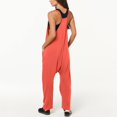 thumbnail image 5 of B91xZ Salopette Large Ample pour Femmes, Orange TG, 5 of 5