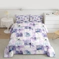 thumbnail image 2 of Homewish Flying Dragonflies Bedding Comforter Set 2pcs for Teenagers Adults,Abstract Geometric Plaid Twin Comforter Sets Microfiber,Vintage Retro Gradient Breathable Bedding Set, 2 of 8