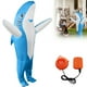 thumbnail image 2 of Disfraz de tiburón inflable Bebé Tiburón Disfraz de soplado Impermeable Lindo Divertido Cuerpo completo Tiburón Aire Disfraz de soplado Traje de fantasía portátil para adultos Disfraz de cosplay de Ha, 2 of 11