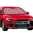 thumbnail image 2 of Kdxio Red Hawthorn Print Front Windshield Sun Shade,Folding Auto Sunshade for Car Truck SUV-, 2 of 7