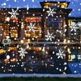 thumbnail image 4 of Snowflake Christmas Lights LED Projection Light Remote Control Timer Function Waterproof Laser Light Christmas Projector Outdoor, 4 of 6