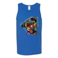 thumbnail image 3 of Dean Russo The Only Person Dog Lover Mens Graphic Tank Top, Royal, 3X-Large, 3 of 6