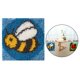 thumbnail image 5 of Kits de alfombras para hacer alfombras, bordados, crochet, para dormitorio, sala de estar Abeja 30x30cm, 5 of 9