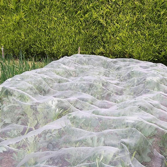 Holloyiver Unves 10'x33' Garden Netting, Mosquito Netting Plant Covers, Insect Bird Netting Protection Netting for Vegetable Fruits, Mesh Netting Pest Barrier Protect Garden Plant from Birds Bugs