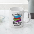 thumbnail image 5 of CafePress - I'd Rather Be Reading - 20 Oz White Ceramic Mega Mug, 5 of 5