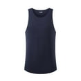 thumbnail image 3 of Busydd Tank Tops Men Solid Color Round Neck Sleeveless Mens Undershirts Summer Casual Breathable Workout Men's Tank Tops 2XL, 3 of 4