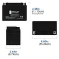 thumbnail image 2 of Batterie de Remplacement YTZ12S 12V 11Ah pour Moto Scooter ATV, 2 of 6