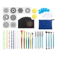 thumbnail image 1 of 36 PCS Mandala Dotting Tools Stencil Set con bolsa de almacenamiento con cremallera, para pintar rocas, dibujar, manualidades para niños, suministros para decoración de uñas Zhivalor LH-0641, 1 of 8