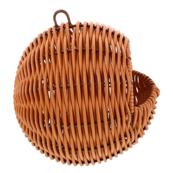 BESTYASH Handwoven Parrot Nest Brown Rattan Weaving for Decoration Ventilated Comfort