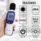thumbnail image 2 of Digital Sound Level Meter with Bluetooth Data Logging 30dB-130dB Noise Measurement, 2 of 5