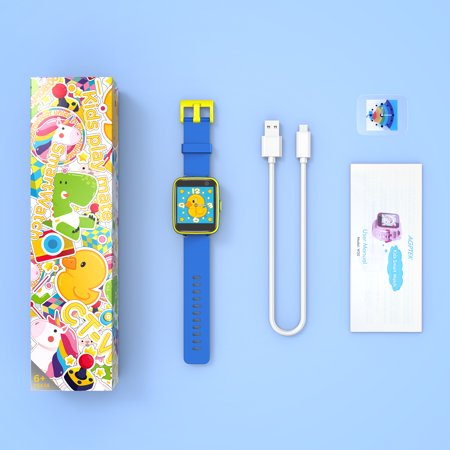 AGPTEK Dual Camera Kids Smartwatch, Smartwatch for 3-12 Year Olds with Touch Screen, Educational
