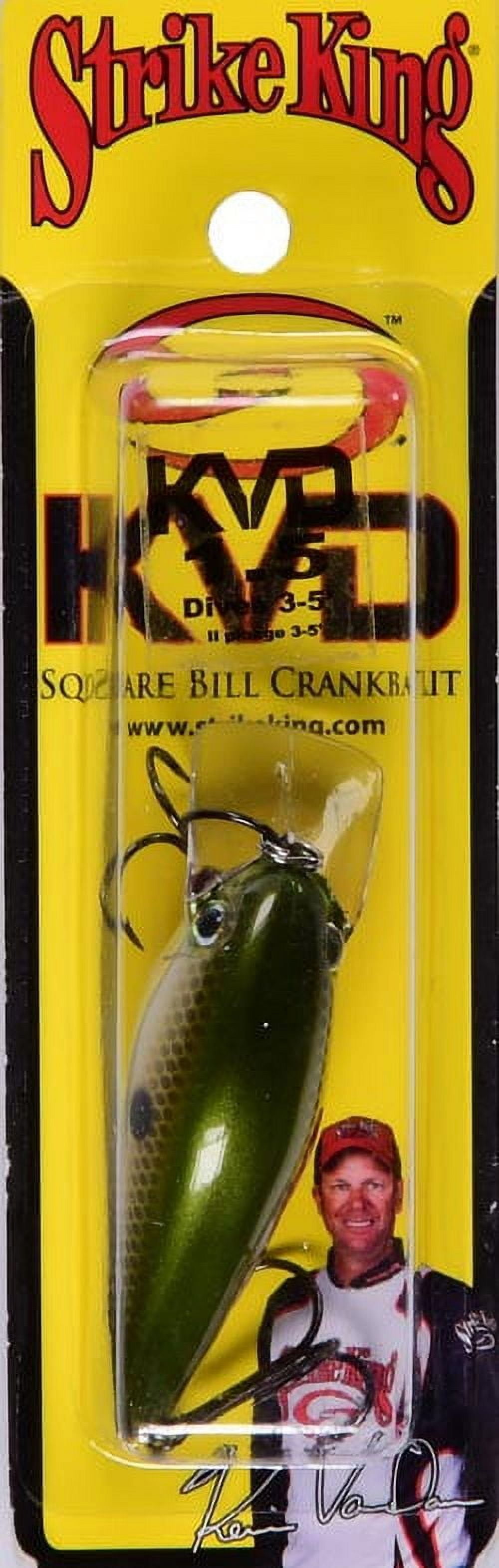 (2 pack) Strike King KVD Squarebill 1.5 Crankbait Tennessee Shad Hard Bait Lure