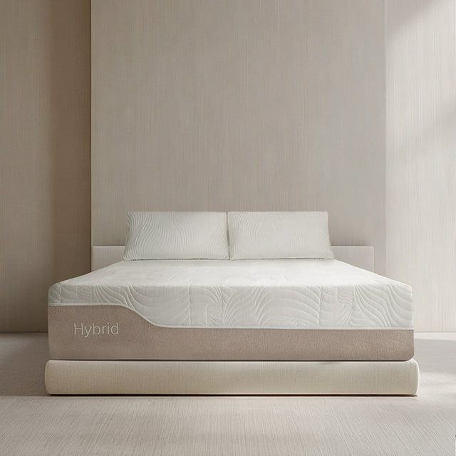 Colchon Smart Bamboo HIbrido Memory Foam Con Nano Resortes King