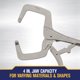 thumbnail image 4 of IRWIN 19 Pinza de Presi&oacute;n VISE-GRIP 11R, color, 11R, pack of/paquete de 1 IRWIN NA, 4 of 6