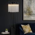 thumbnail image 2 of 309L06MBFG Varaluz Lighting Matrix - 6 Light Floor Lamp In Glam Style-68 Inches Tall and 18 Inches Wide-Matte Black/French Gold Finish, 2 of 8