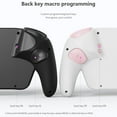 thumbnail image 4 of Joypad une Pièce Joypad Touches Mécaniques Manette Joypad Sans Fil avec Lumières RVB Programmation par Vibration Réglable pour Switch, 4 of 7