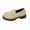 Beige, variant on Women's Platform Loafers Slip On Comfortable Suede Mary Jane Round Toe Uniform Dress Church School Shoes for Walking Fashion Solid Color Casual Daily