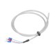 thumbnail image 2 of Termopar 1 metro PTFE Sensor de temperatura sonda PT100 tipo Sensor de termopar, 2 of 8
