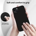 thumbnail image 2 of Compatible with iPhone 15 Case with Screen Protector,Upgraded Liquid Silky Soft Silicone Cover,Fashionably Designed for Men Women Girls,Protective Phone Case 6.1",Black, 2 of 12