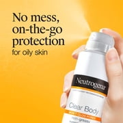 Neutrogena Clear Body SPF 50 Body Sunscreen Spray, Broad Spectrum, Non-Comedogenic, 5 oz