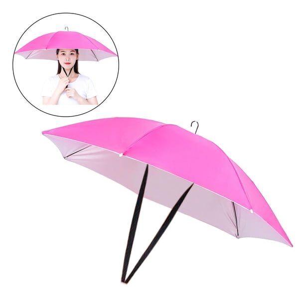 Sombrero , Sombrilla Impermeable Ajustable de 30 Pulgadas Gorra Sombreros para Exteriores para Golf Adultos y roja Salvador sombrero de paraguas