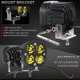 thumbnail image 4 of Luz de trabajo de 3 pulgadas, 4 Led, alto brillo, 40w, luz amarilla/blanca, lámpara Led Compatible con moto, 4 of 5