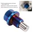 thumbnail image 1 of Tapón De Drenaje Del Cárter De Aceite Magnético De aleación De Aluminio Para Protección Del Motor Universal Azul, 1 of 7