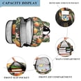 thumbnail image 3 of FORMRS Unisex School Backpack 17" Student Travel Bag with Laptop Compartment, Vibrant Oranges, 3 of 7