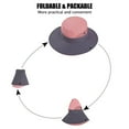 thumbnail image 6 of Roam Rider Sunhat with Ponytail Hole for Women,Foldable Packable Breathable Summer Caps,Beach Hats with Wide Brim for UV Protection,Ladies Outdoor Tribe Sun Hats for Hiking,Travel,Fishing,Gardening, 6 of 8