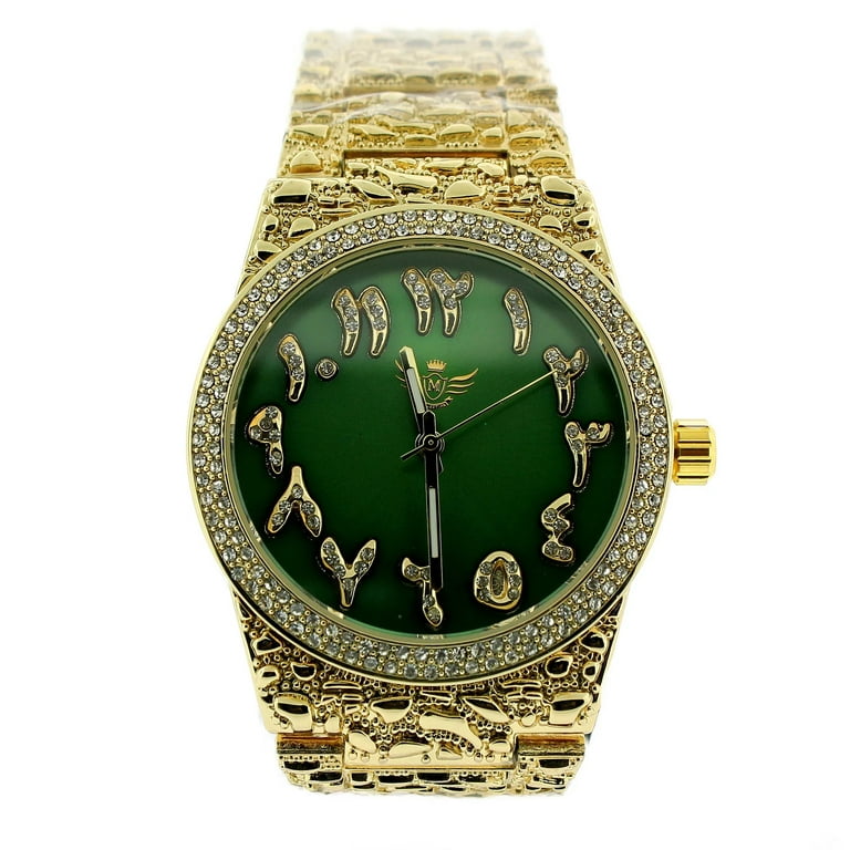 Hip Hop Round Cut Customize Natural Handmade Diamond Luxury Watch
