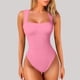 thumbnail image 1 of Traje de baño moldeador para mujer, estampado liso, push-up, traje de baño para mujer, 1 of 3