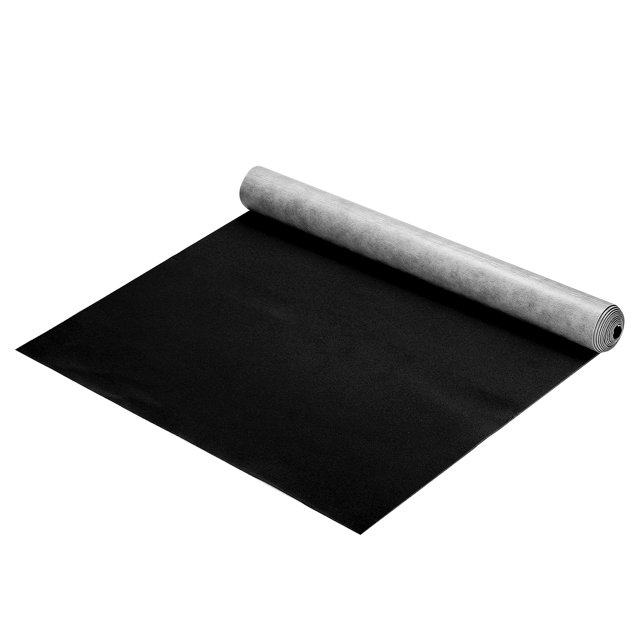 Unique Bargains Patchs en Velours Autocollants Patchs de Réparation Noirs 58'x16 Pieds