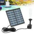 thumbnail image 5 of Yooshoverk Solar-Powered Water Pump Kit, 4-Nozzle DIY Fountain for Bird Baths and Gardens, 5 of 9