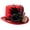 Red, variant on Gothic Tall Hat Carnivals Headwear Skeleton Hand Rose Goggles Hat for Party