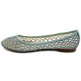 thumbnail image 2 of Ollio Women's Shoes Breathable Mesh Glitter Comforts Slip-on Ballets Flats BN10, 2 of 6
