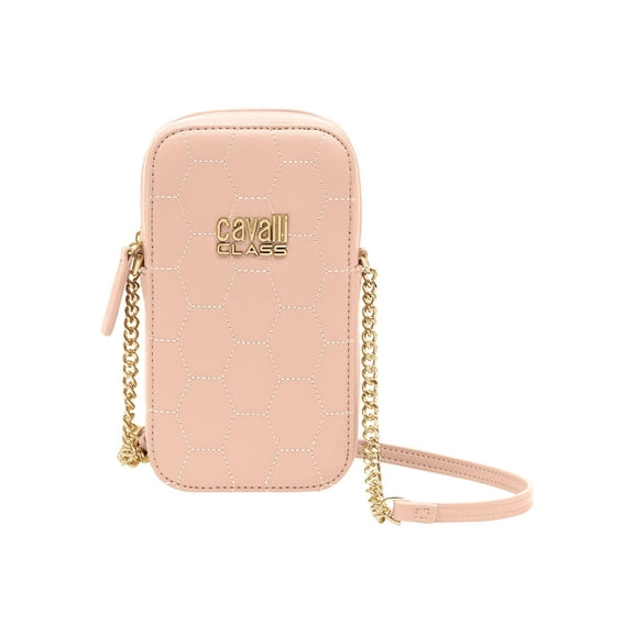 Cavalli Class PALERMO Powder Pink Small Phone Holder Crossbody bag for Womens